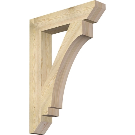 Ekena Millwork Imperial Slat Rough Sawn Bracket, Douglas Fir, 6"W x 32"D x 44"H BKT06X32X44IMP06RDF